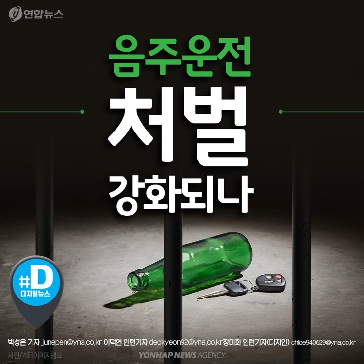 [카드뉴스] '잠재적 살인행위' 음주운전 처벌 강화되나 - 1