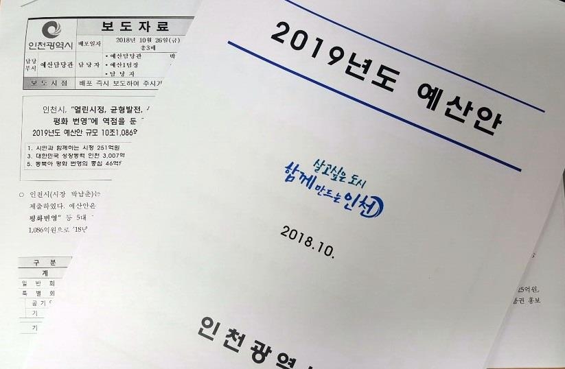 인천시 2019년도 예산안