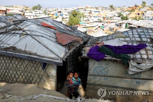 로힝야족이 정착한 방글라데시 난민촌[로이터=연합뉴스 자료사진]