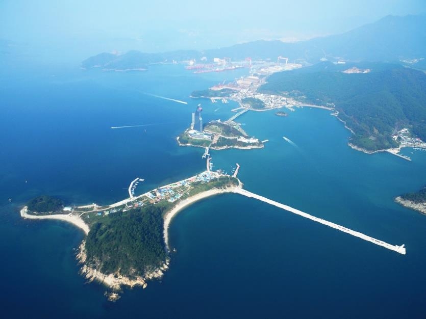 진해 명동항 전경