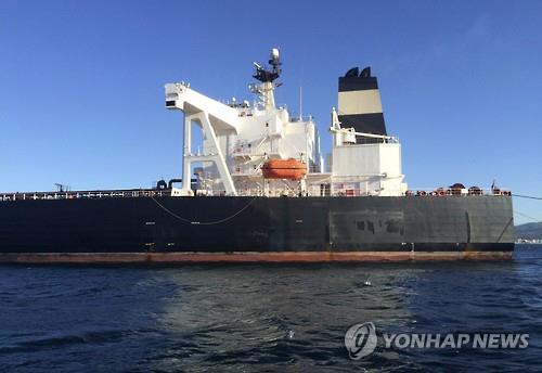 이란산 원유를 실은 유조선