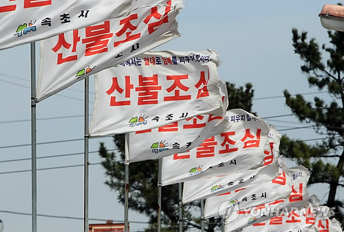 산불 조심
