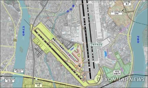 김해신공항 계획도
