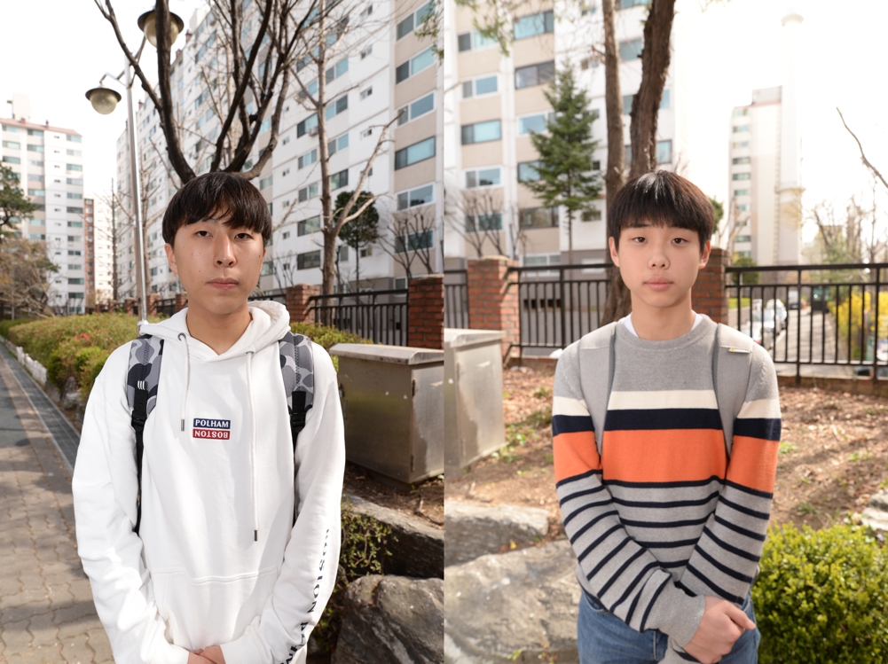 송채호(왼쪽) 군과 김진우 군