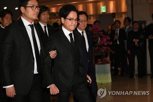 조양호 빈소 찾은 이재현 CJ 회장