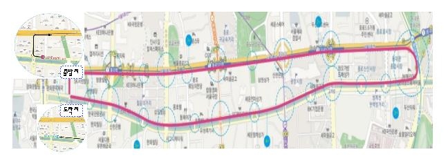 제1회 서울자전거퍼레이드 주행 코스
