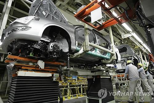 르노삼성 부산공장 조립라인