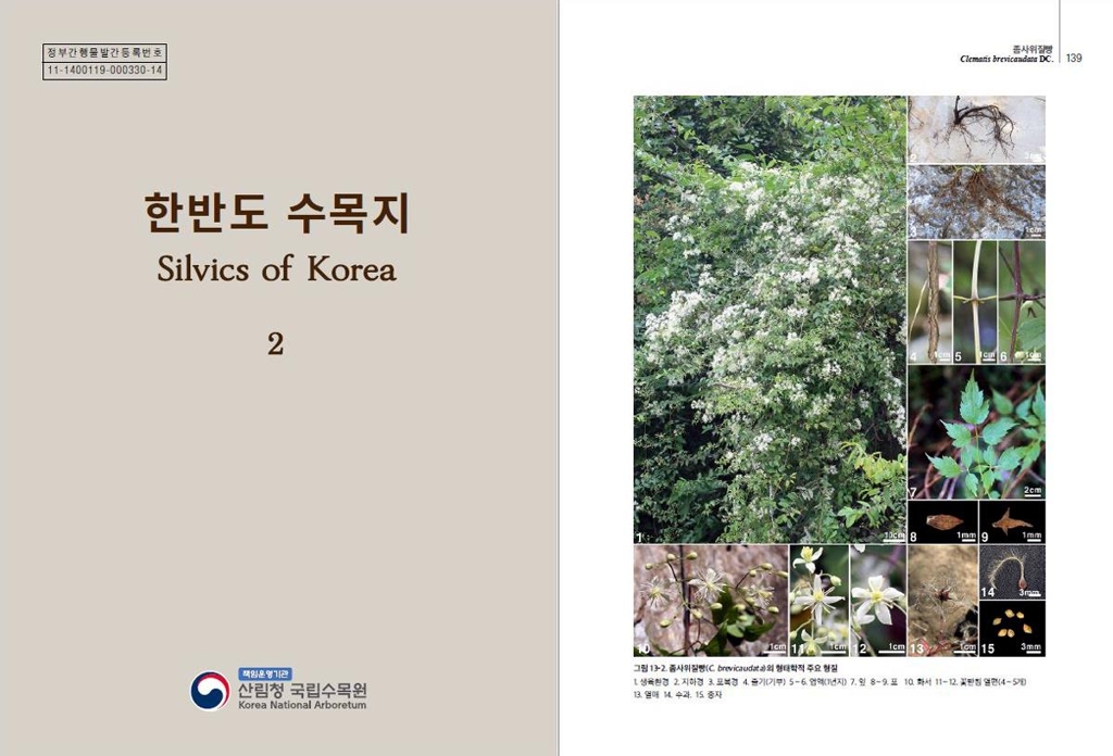 한반도 수목지(2) 표지와 속지