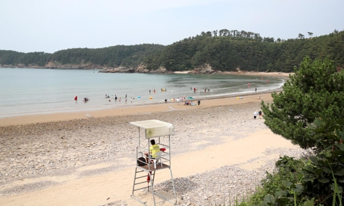 태안 구름포해수욕장 전경