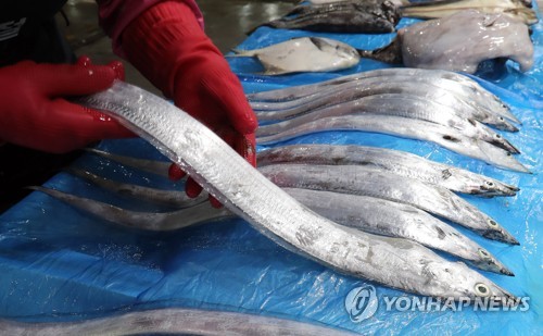 수산시장 갈치