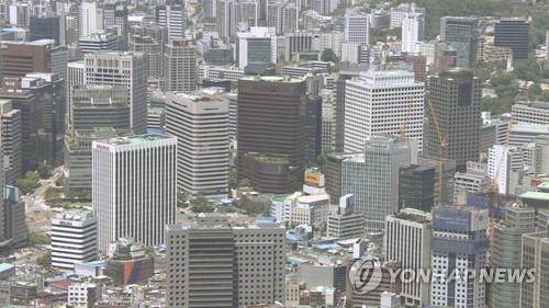 기업 오피스 빌딩이 밀집한 서울 전경(연합뉴스 자료사진)