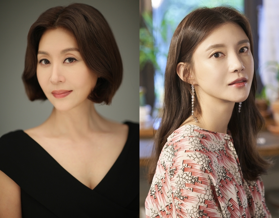배우 최명길과 차예련