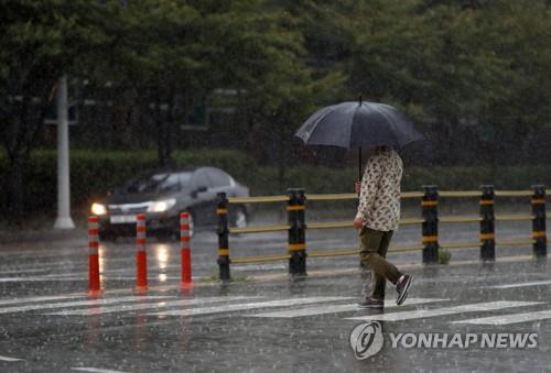 비 내리는 거리