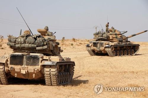 미국산 탱크 앞세우고 시리아 북부 진입한 터키군 