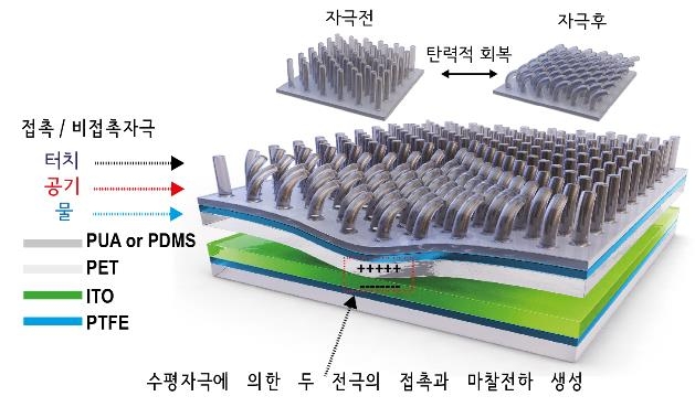 머리카락 닮은 나노미터 구조체