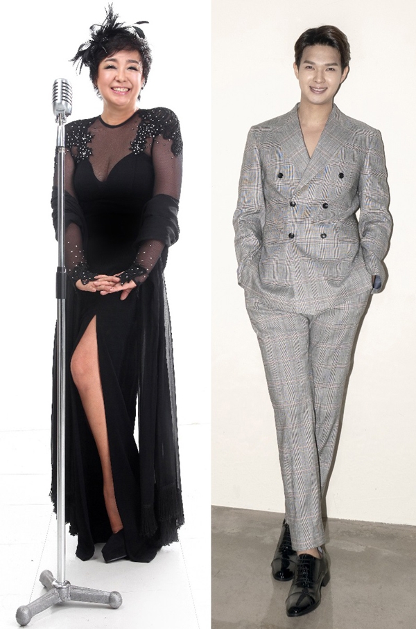 가수 혜은이와 류지광