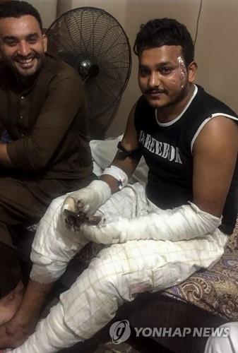 추락기서 살아남은 무함마드 주바이르(24)
