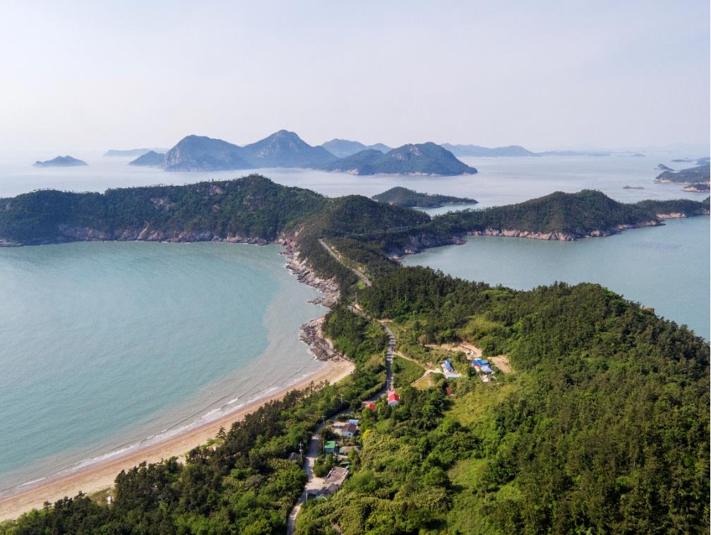 신안 하의 신도 전경