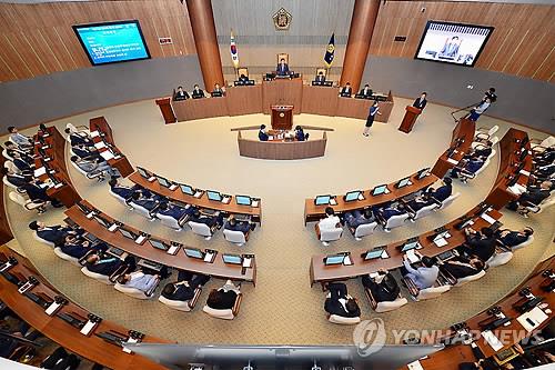충남도의회 본회의장