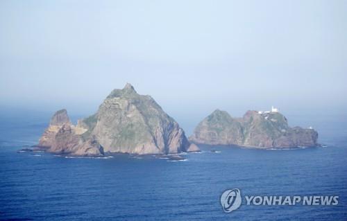하늘에서 본 독도