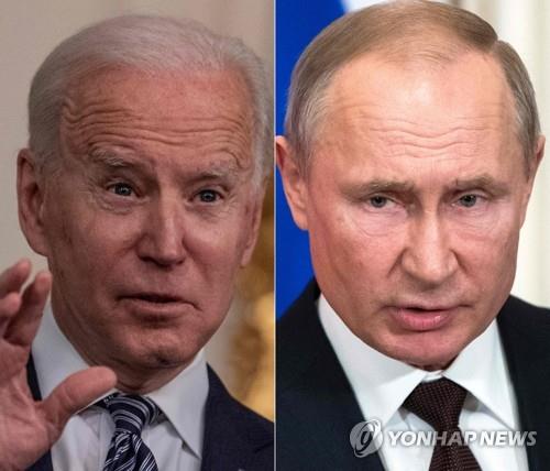 조 바이든 미국 대통령(왼쪽)과 블라디미르 푸틴 러시아 대통령 [AFP=연합뉴스 자료사진]