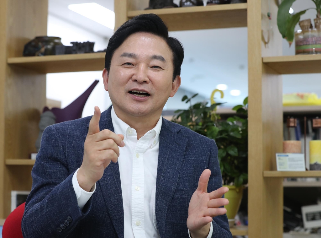 공정과 혁신 강조하는 원희룡 제주도지사