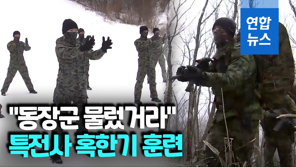 [영상] 육군 특전사 혹한기 훈련 현장…영하 20도에도 구슬땀 - 2