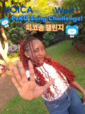 피코송 챌린지에 참여한 외국인 참가자