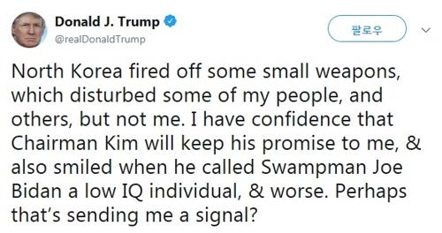 Trump dice que continúa confiado en que el líder norcoreano cumplirá su promesa de desnuclearización