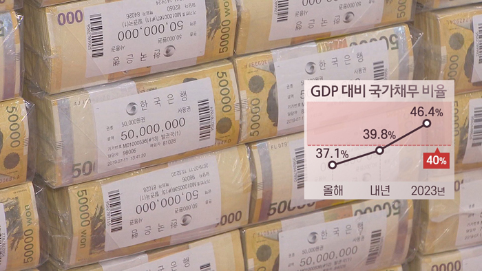 뛰는 세입 위에 나는 지출…나랏빚 눈덩이?