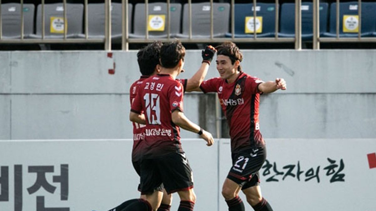 도동현 결승골…경남FC, 극적으로 승격 준플레이오프 진출