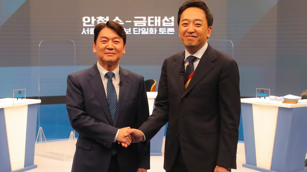 선관위 "안철수-금태섭 2차토론 TV중계 불가"
