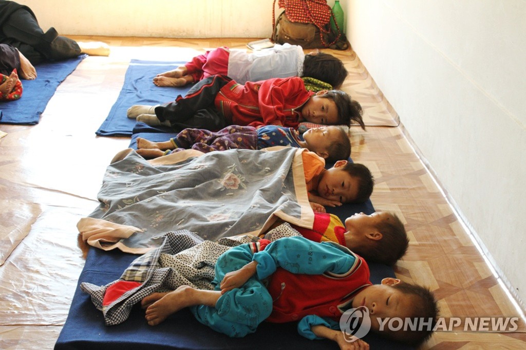 북한의 굶주린 아동들 [AP=연합뉴스 자료사진]