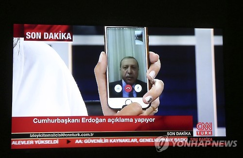 쿠데타 조기진압 '1등 공신' CNN튀르크