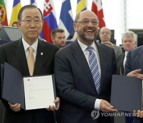 파리기후협정, 유럽의회서 압도적 비준동의