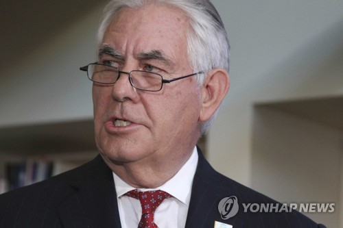 틸러슨 미국 국무장관