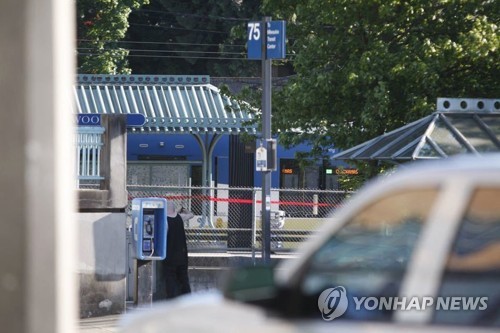 살인사건이 발생한 포틀랜드 통근열차 선로 주변