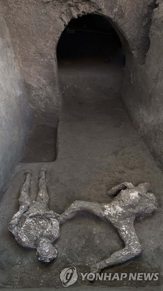 Italy Pompeii Ancient Bodies