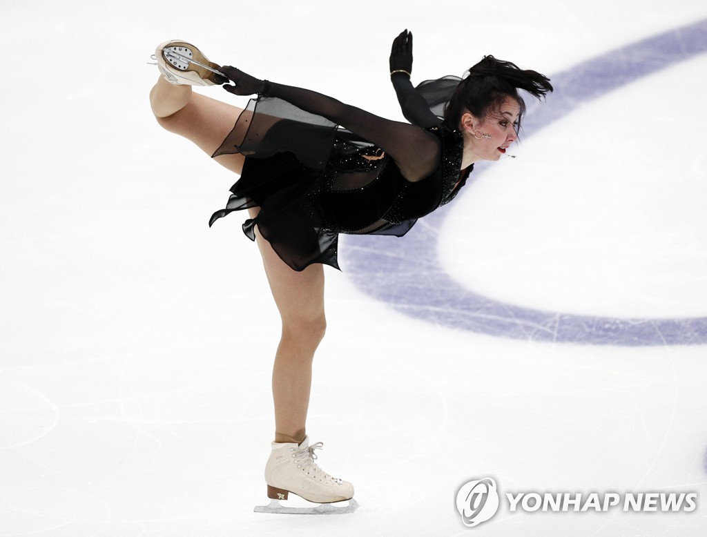 ISU 피겨 시니어그랑프리 5차 대회에서 우승한 러시아의 엘리자베타 툭타미셰바.