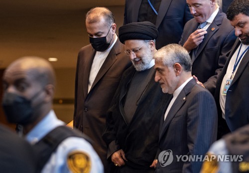 유엔총회 참석한 이란 대통령