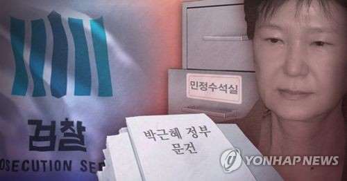 검찰 '청와대 캐비닛 박 정부 문건' 수사 (PG)