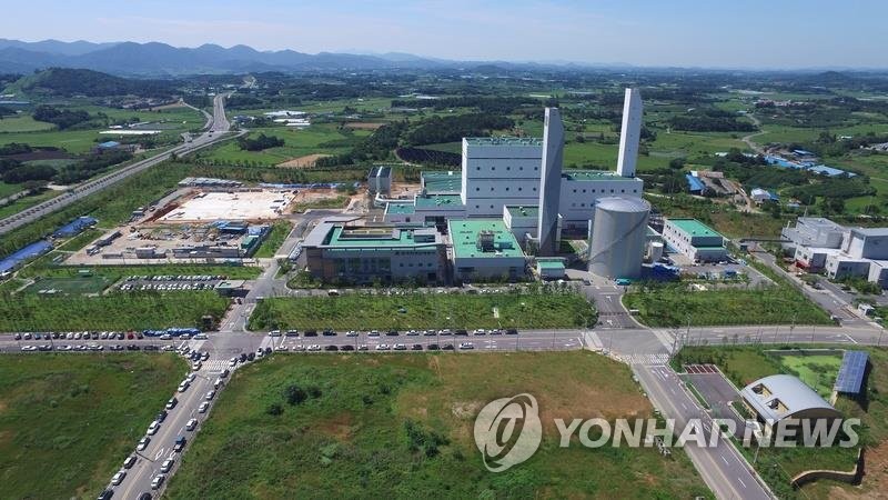 나주혁신도시 열병합발전소 전경