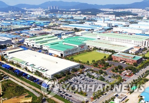 창원국가산단내 STX엔진 공장 전경