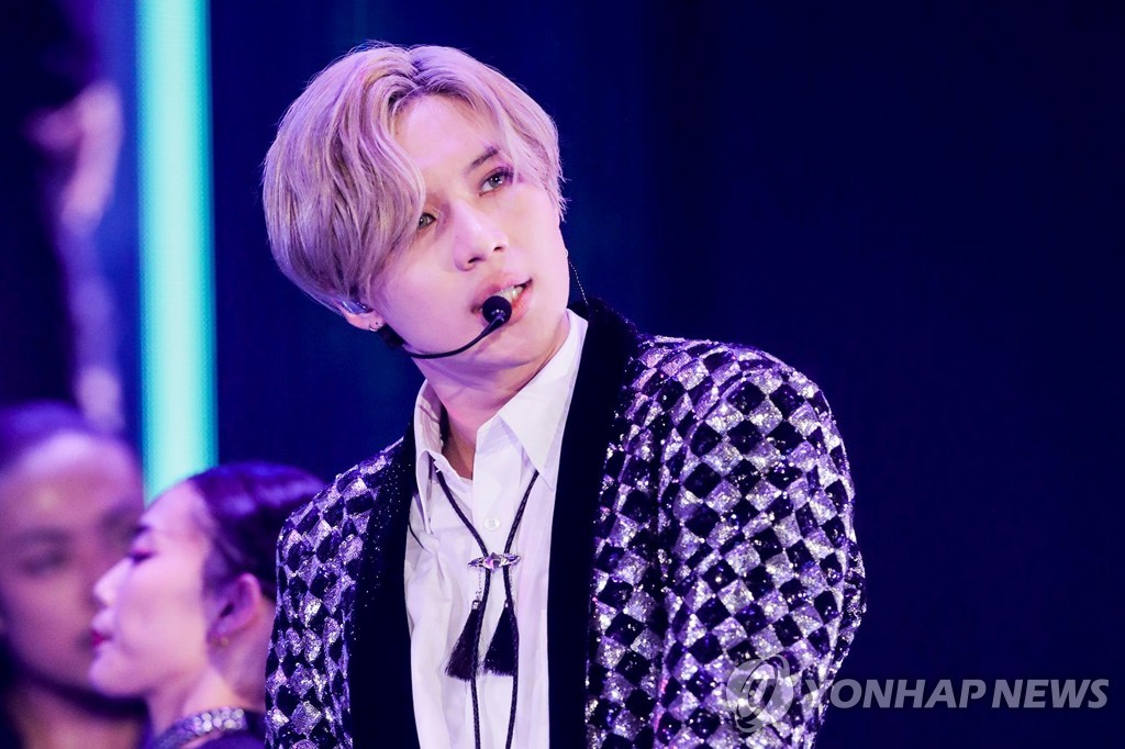 A file photo of K-pop singer Taemin, provided by SM Entertainment (PHOTO NOT FOR SALE) (Yonhap)