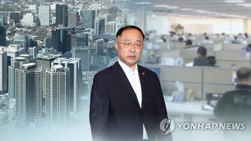 홍남기 "최저임금 인상 옳지만 속도 우려 고려" (CG)