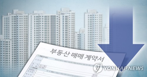 서울 주택매매 심리지수 넉달만에 하락 (PG)