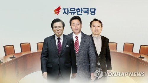 황교안•오세훈•김진태 3파전…파행 피했지만 외줄타기 계속 (CG)