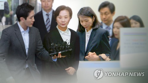 '해외명품 밀수' 이명희 모녀 징역 6∼8개월 집행유예 (CG)