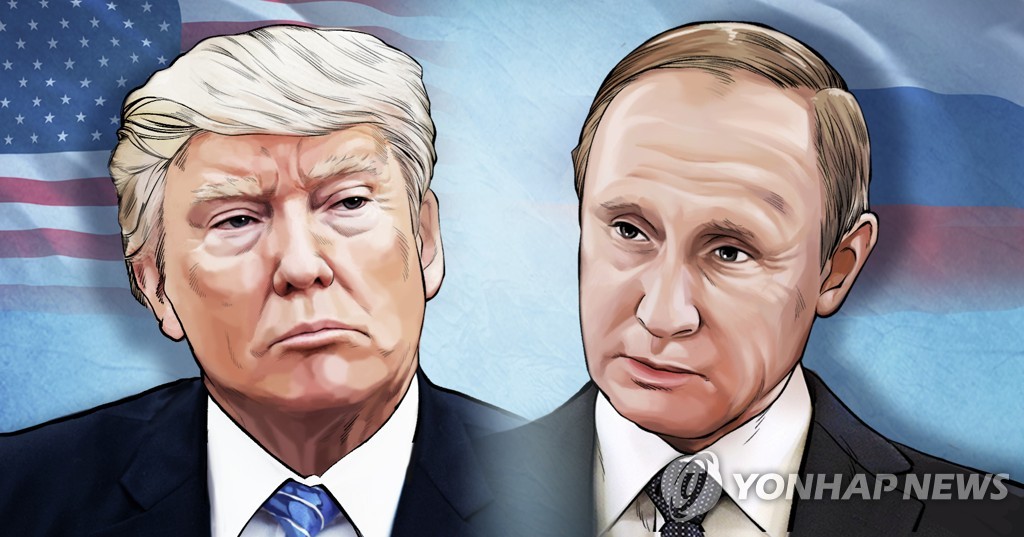 미국 트럼프 대통령 - 러시아 푸틴 대통령 (PG)