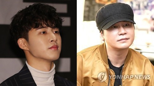 비아이(왼쪽), 양현석